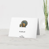 Virgin Mary en Child Jesus Feestdagen Kaart (Achterkant)