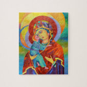 Virgin Mary en Child Our Lady Legpuzzel (Verticaal)