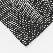 Virgin Mary en Jesus Black en White Fleece Deken (Hoek)