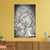 Virgin Mary en Jesus Canvas Afdruk (Insitu (Woonkamer))