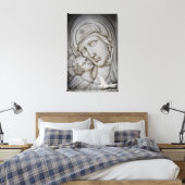 Virgin Mary en Jesus Canvas Afdruk (Insitu (Slaapkamer))