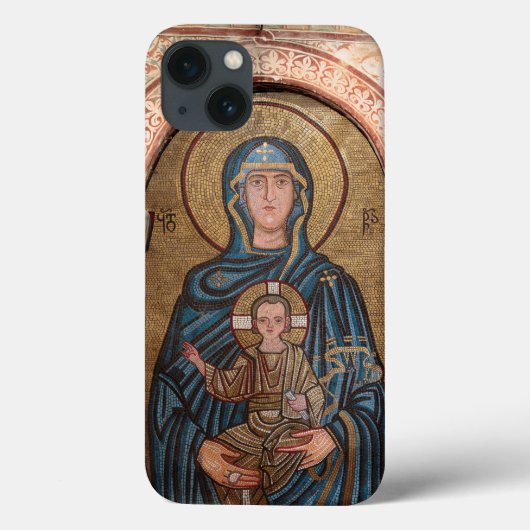 Virgin Mary en Jesus Mosaic Case-Mate iPhone Case (Achterkant)