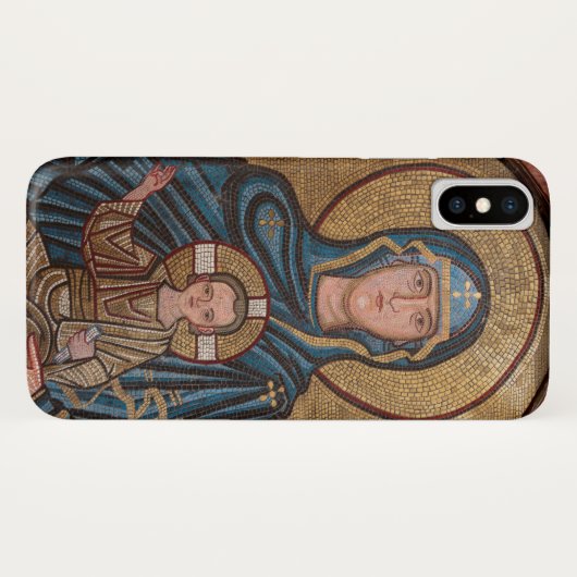 Virgin Mary en Jesus Mosaic Case-Mate iPhone Case (Achterkant (horizontaal))