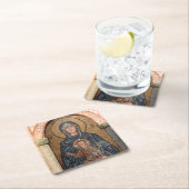 Virgin Mary en Jesus Mosaic Kartonnen Onderzetters (Insitu)