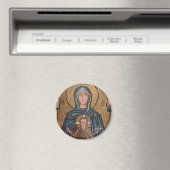 Virgin Mary en Jesus Mosaic Magneet (Insitu (Vaatwasser))