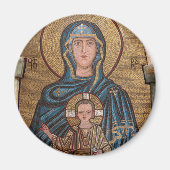Virgin Mary en Jesus Mosaic Magneet (Voorkant)