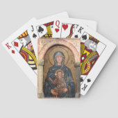 Virgin Mary en Jesus Mosaic Speelkaarten (Achterkant)