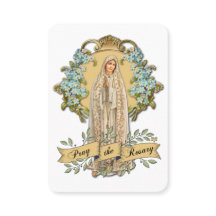 Virgin Mary Fatima Prayer Rosary Katholieke Floral