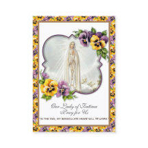 Virgin Mary Fatima Prayer Rosary katholieke Violet