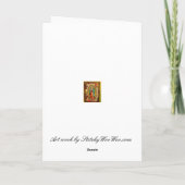 Virgin Mary Feestdagen Kaart (Achterkant)