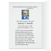 Virgin Mary Floral Religious Funeral Condolence (Binnen (Links))