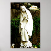 Virgin Mary Garden Statue Poster (Voorkant)