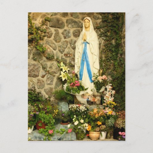 Virgin Mary grotto Briefkaart (Voorkant)
