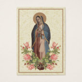 Virgin Mary Guadalupe Funeral Prayer Heilige Kaart (Voorkant)