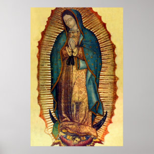 Virgin Mary Guadalupe Tilma Full Afbeelding Poster