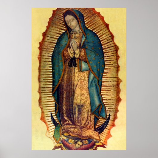 Virgin Mary Guadalupe Tilma Full Afbeelding Poster (Voorkant)