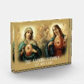 Virgin Mary Heart Jesus Family Keepomwille Fotoblokken (Links)