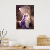 Virgin Mary Holding Baby Jesus 1912 Poster (Keuken)