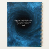 Virgin Mary Holding Baby Jesus Angels Spiral Planner (Achterkant)