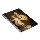 Virgin Mary houdt baby Jesus vast Notitieboek (Rechterzijde)