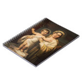 Virgin Mary houdt baby Jesus vast Notitieboek (Linkerzijde)