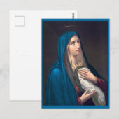 Virgin Mary huilend, E. Steinmann Briefkaart (Voorkant / Achterkant)