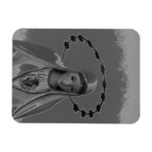 Virgin Mary, immaculate Heart van Mary Magneet (Horizontaal)
