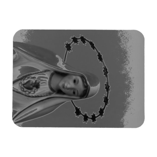Virgin Mary, immaculate Heart van Mary Magneet (Horizontaal)