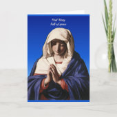 Virgin Mary in Prayer krijgt een goede personalise Kaart (Voorkant)