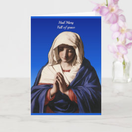 Virgin Mary in Prayer krijgt een goede personalise Kaart
