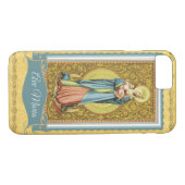 Virgin Mary Jesus Afbeelding op iPhone 7 Hoesje (Achterkant (Horizontaal))