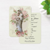 Virgin Mary Jesus Baptism Christening Religieuze Visitekaartje (Bureau)