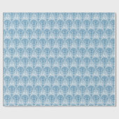 Virgin Mary & Jesus Blue & White Elegant Cadeaupapier (Vlak)