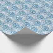 Virgin Mary & Jesus Blue & White Elegant Cadeaupapier (Hoek)