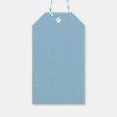 Virgin Mary & Jesus Blue & White Elegant Wrapping Cadeaulabel (Achterkant)