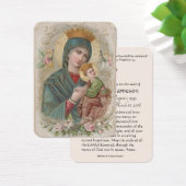 Virgin Mary Jesus Funeral Memorial Heilige Kaart - (Bureau)