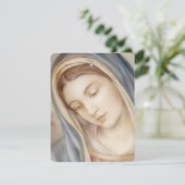 Virgin Mary katholieke begrafenis Memorial Heilige (Staand voorkant)