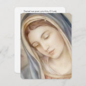 Virgin Mary katholieke begrafenis Memorial Heilige (Voorkant / Achterkant)