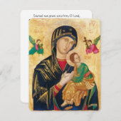 Virgin Mary katholieke begrafenis Memorial Heilige (Voorkant / Achterkant)