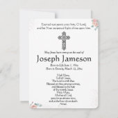 Virgin Mary katholieke begrafenis Memorial Heilige (Achterkant)