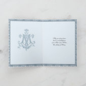 Virgin Mary  katholieke Blue Angels Kaart (Binnen)