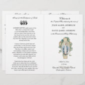 Virgin Mary katholieke programma voor het binden v (Voorkant / Achterkant)