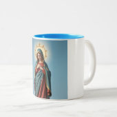Virgin Mary Keramische Koffie Mok (Voorkant rechts)