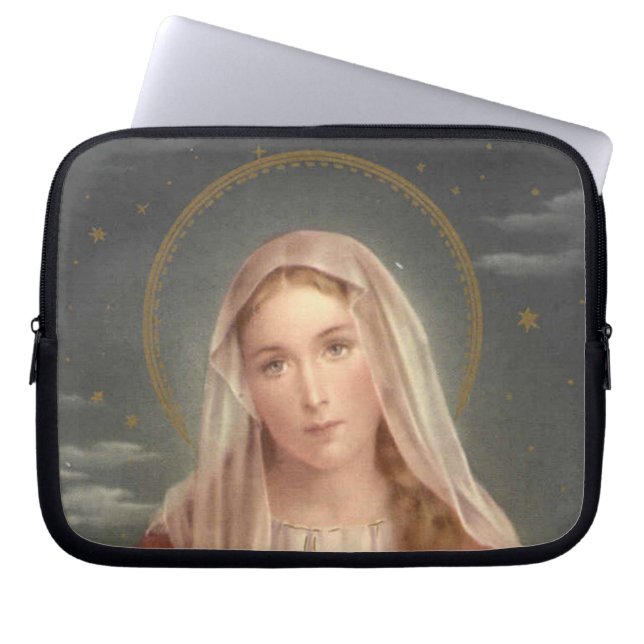 VIRGIN MARY LAPTOP SLEEVE (Voorkant)