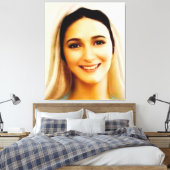 Virgin Mary, Medjugorje Canvas Afdruk (Insitu (Slaapkamer))