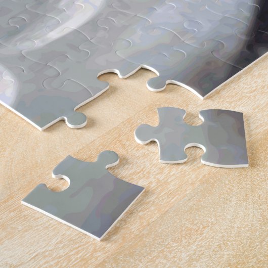 Virgin Mary met White Mantle en Lilies Legpuzzel (Zijkant)