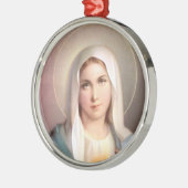 VIRGIN MARY METALEN ORNAMENT (Links)