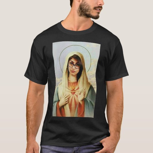 Virgin mary mia khalifa Classic T-Shirt (Voorkant)