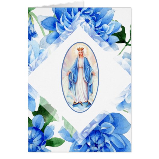 VIRGIN MARY | MOEDERDAG | BLUE DAHLIAS (Voorkant)