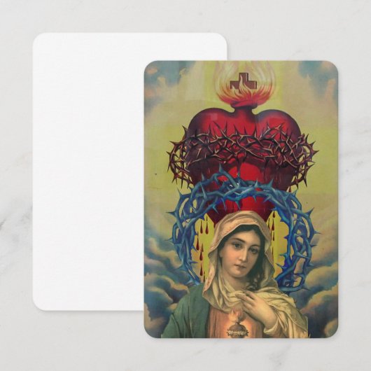 Virgin Mary, Mother of Jesus card Bedankkaart (Voorkant / Achterkant)